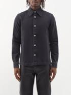 Sfr - Palak Denim Overshirt - Mens - Black
