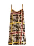 Matchesfashion.com Ashish - Houndstooth Sequin Embellished Mini Dress - Womens - Multi