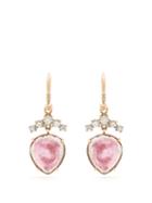 Matchesfashion.com Irene Neuwirth - Diamond, Tourmaline & Rose Gold Earrings - Womens - Rose Gold