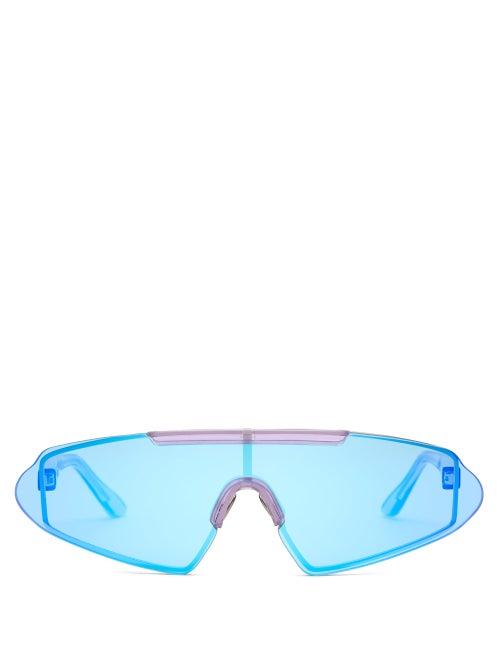 Matchesfashion.com Acne Studios - Bornt Acetate Sunglasses - Mens - Blue