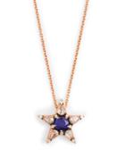 Matchesfashion.com Selim Mouzannar - Sapphire, Diamond & Pink-gold Istanbul Necklace - Womens - Blue