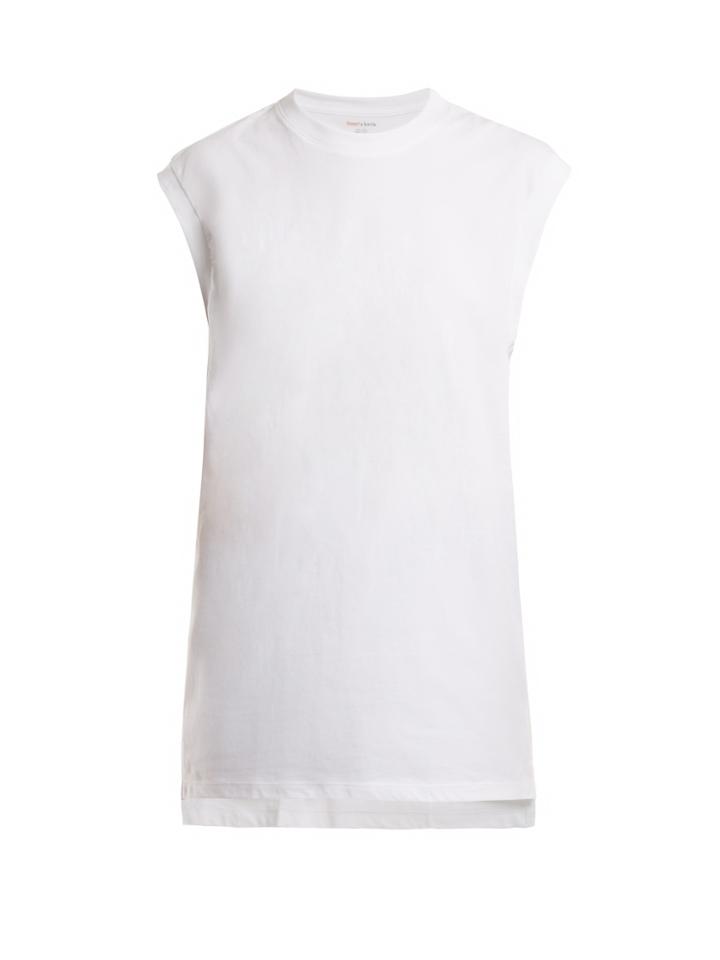 Hanes X Karla The Sleeveless Cotton-jersey Tank Top