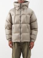 Goldwin - Pertex Quantum Quilted-down Hooded Jacket - Mens - Beige
