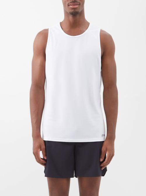 2xu - Aero Recycled Technical-jersey Tank Top - Mens - White