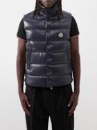 Moncler - Tib Quilted Down Gilet - Mens - Navy