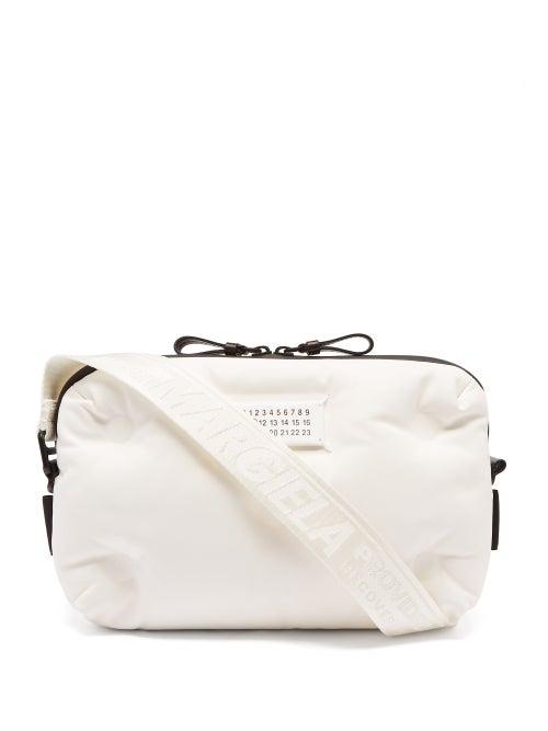 Maison Margiela - Padded Quilted Nylon Cross-body Bag - Mens - White