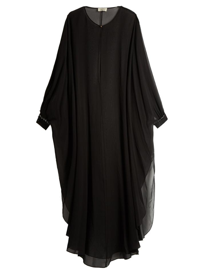 Kalmar Embellished-cuffs Silk-georgette Cover-up