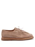 Mens Shoes Jacques Soloviere - Ray Suede Derby Shoes - Mens - Beige