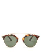 Matchesfashion.com Dior Eyewear - So Real Aviator Sunglasses - Womens - Tortoiseshell