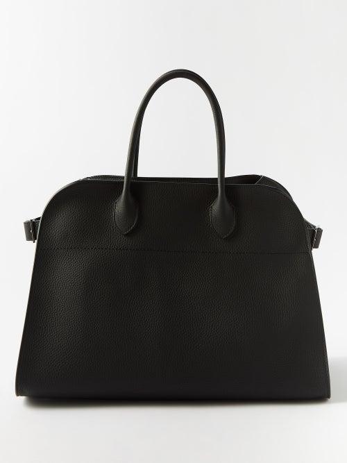 The Row - Margaux 15 Grained-leather Bag - Womens - Black