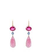 Irene Neuwirth Rubellite, Tourmaline & Rose-gold Earrings