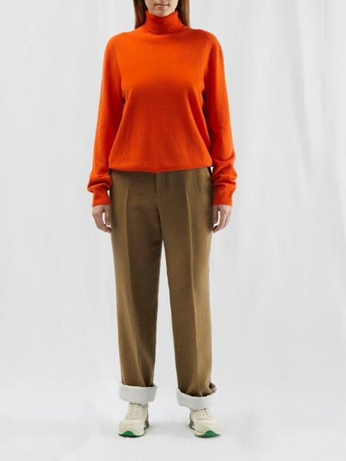 The Row - Ciba Cashmere Roll-neck Sweater - Womens - Orange