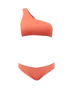 Matchesfashion.com Haight - Carol One Shoulder Bikini - Womens - Orange
