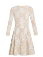 Matchesfashion.com Huishan Zhang - Kiera Cotton Blend Floral Lace Dress - Womens - Light Pink