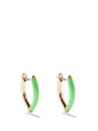 Ladies Fine Jewellery Melissa Kaye - Cristina Enamel & 18kt Gold Earrings - Womens - Green Gold