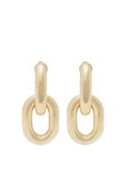 Matchesfashion.com Paco Rabanne - Hanging Hoop Brass Earrings - Womens - Gold