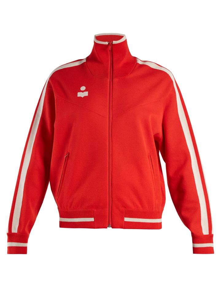 Isabel Marant Étoile Darcy High-neck Zip-through Track Top