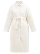 Cecilie Bahnsen - Hayden Quilted Satin Coat - Womens - White