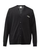 Matchesfashion.com Wooyoungmi - Logo-patch Wool Cardigan - Mens - Black