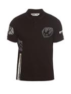 Mcq Alexander Mcqueen Swallow-patch Cotton Polo Shirt