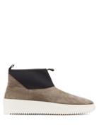 Matchesfashion.com Fear Of God - Polar Wolf Neoprene And Suede Boots - Mens - Brown
