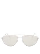 Matchesfashion.com Celine Eyewear - Mirrored Aviator Sunglasses - Womens - Silver