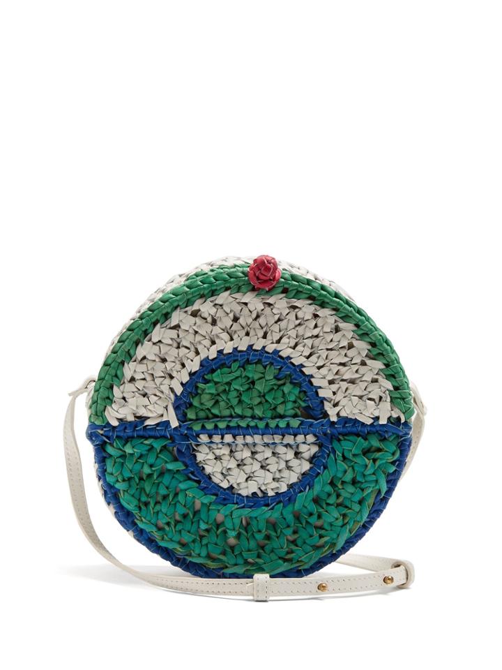 Sophie Anderson Alessa Woven-leather Cross-body Bag