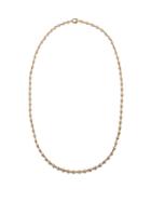 Jessica Mccormack - Ball 'n' Chain 18kt Rose-gold Necklace - Womens - Gold Multi