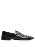 Matchesfashion.com Isabel Marant - Feenie Collapsible Heel Leather Loafers - Womens - Black