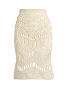 Tabula Rasa Tuva Hand-macram Silk And Wool-blend Skirt