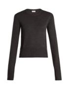 Saint Laurent Button-detail Wool Sweater