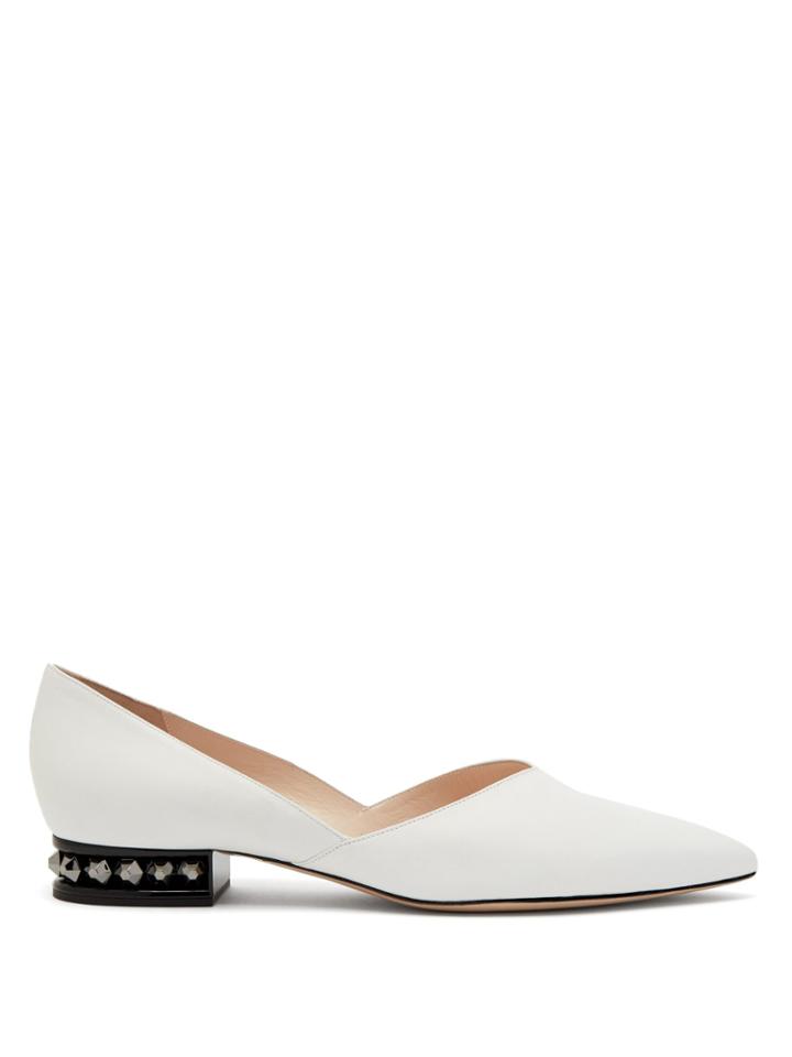 Nicholas Kirkwood Suzi Leather Ballet Flats