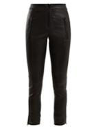 Matchesfashion.com Isabel Marant - Happy Skinny Leather Trousers - Womens - Black