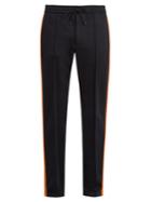 Valentino Side-stripe Slim-leg Cady Track Pants