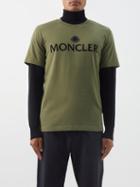Moncler - Logo-applied Cotton-jersey T-shirt - Mens - Khaki