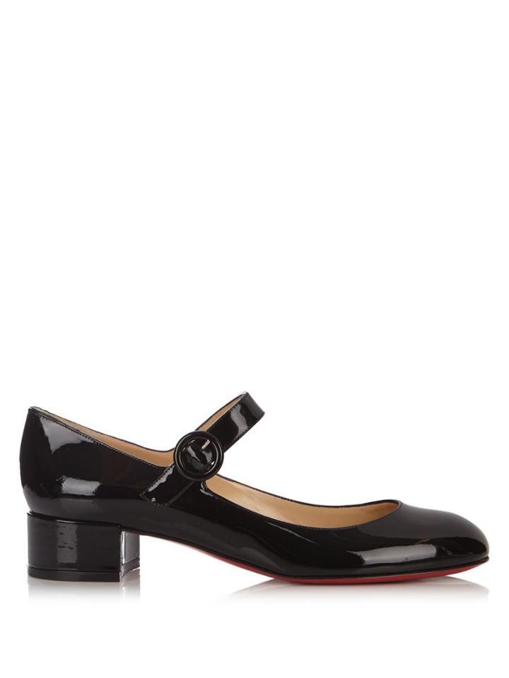 Christian Louboutin Dolly Birdy 30 Patent-leather Pumps