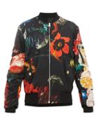 Matchesfashion.com Paul Smith - Floral Print Reversible Bomber Jacket - Mens - Black Multi