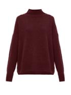 Matchesfashion.com Allude - Mock Neck Cashmere Sweater - Womens - Purple