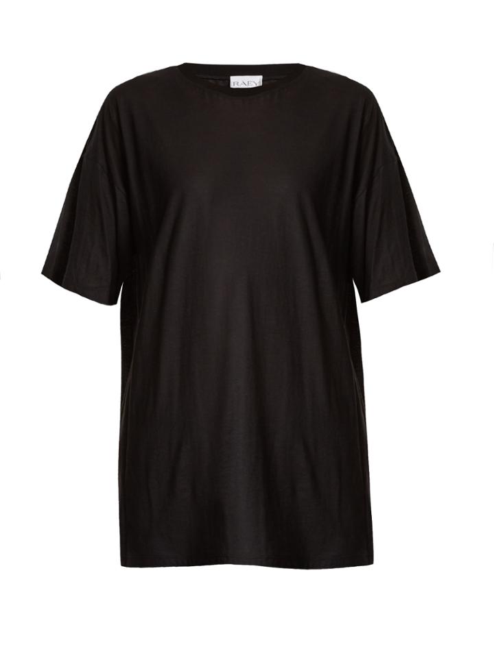 Raey Long-line Cotton-jersey T-shirt