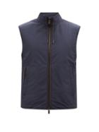 Ermenegildo Zegna - Stratos High-neck Shell Gilet - Mens - Navy