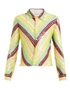 Matchesfashion.com Ashish - Striped Sequinned Shirt - Womens - Multi