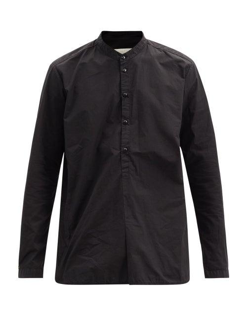 Matchesfashion.com Toogood - The Botanist Cotton-poplin Shirt - Mens - Black