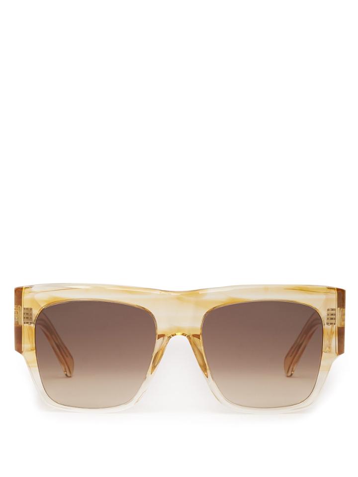 Céline Eyewear Flat-top Acetate Sunglasses
