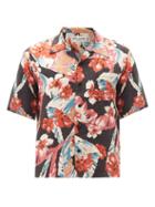 Matchesfashion.com Saint Laurent - Hawaii-print Short-sleeved Shirt - Mens - Multi