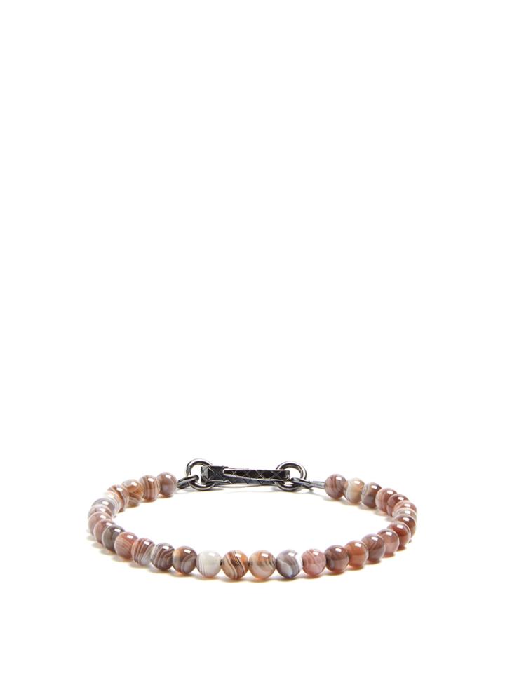 Bottega Veneta Agate-stone Bead Bracelet