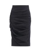 Matchesfashion.com Max Mara - Calcina Skirt - Womens - Navy