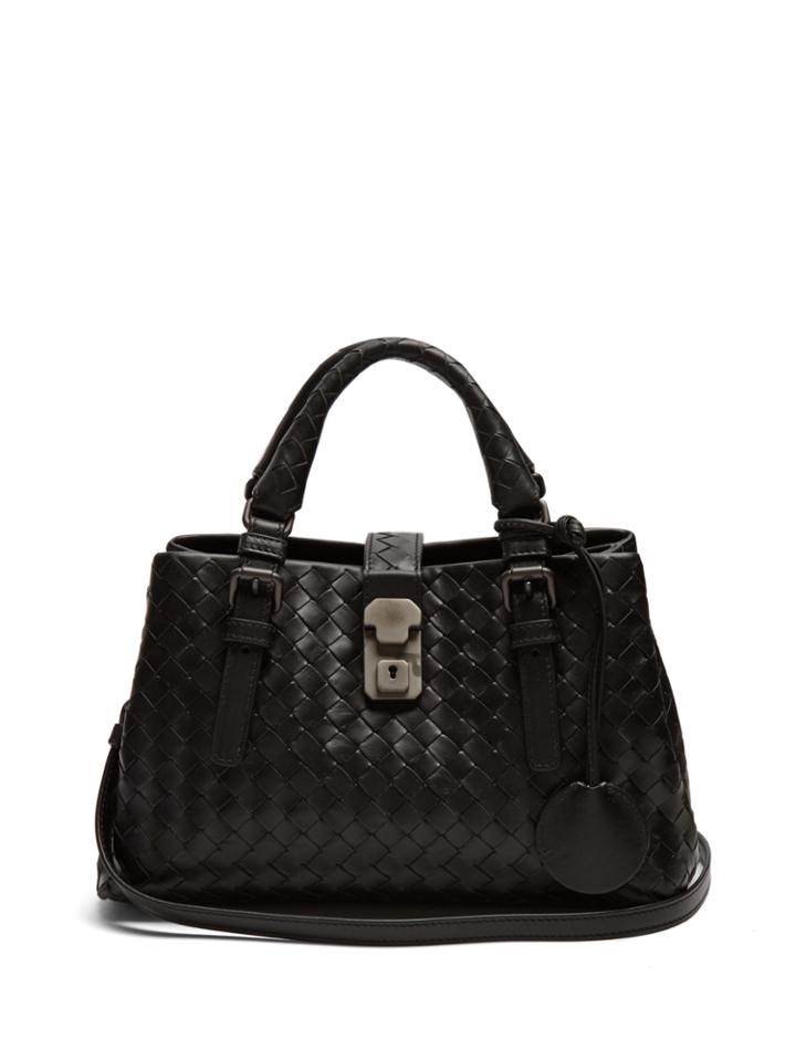 Bottega Veneta Roma Mini Intrecciato Leather Cross-body Bag