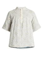 Ace & Jig Bronte Striped Cotton-blend Top