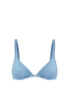 Matchesfashion.com Ephemera - Classic Underwired Triangle Bikini Top - Womens - Blue
