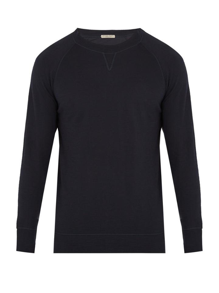 Bottega Veneta Crew-neck Cotton-blend Jersey Top